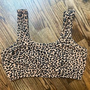 AQR Wide Strap Bra XL - Leopard